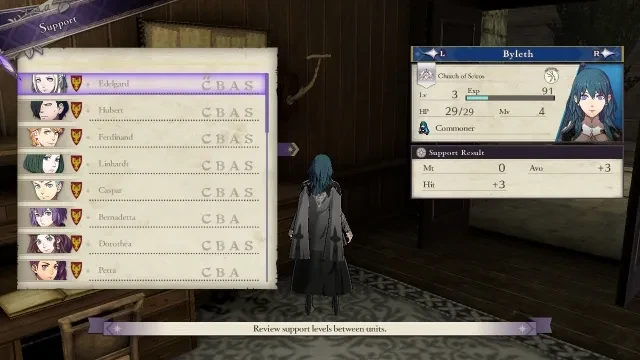 Apoyo de Fire Emblem: Three Houses